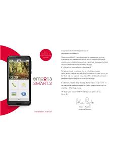 Emporia Smart 3 manual. Smartphone Instructions.