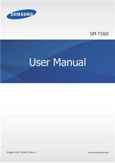 Samsung Galaxy Tab E manual. Smartphone Instructions.