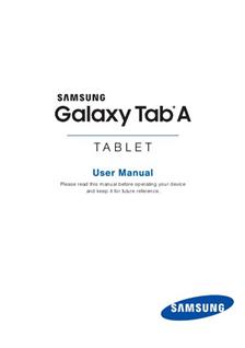 Samsung Galaxy Tab A8.0 (2015) manual. Smartphone Instructions.